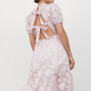 Jacquard-patterned dress